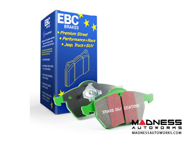 Jaguar XE Brake Pads EBC Front Green Stuff
